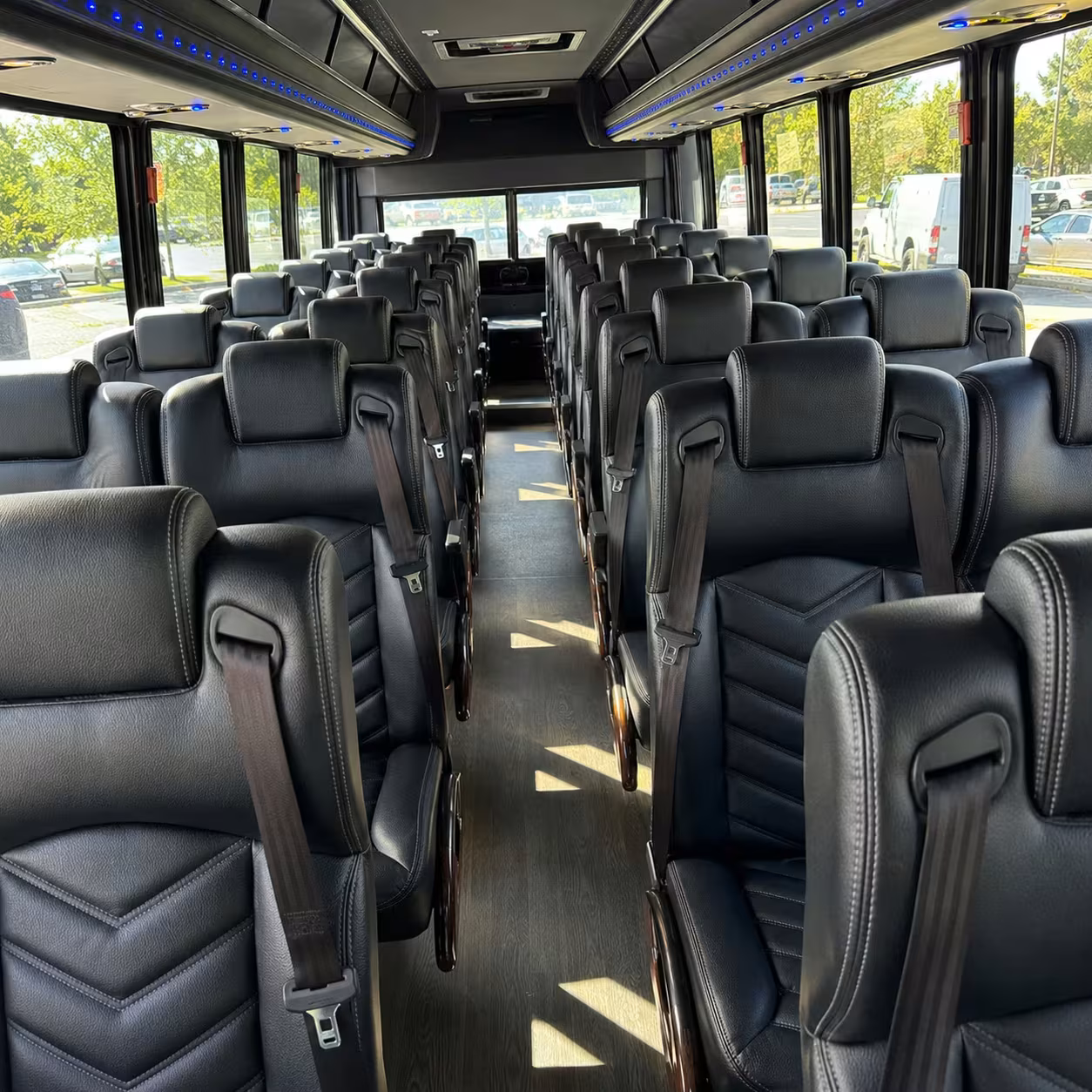 30 passenger minibus interior