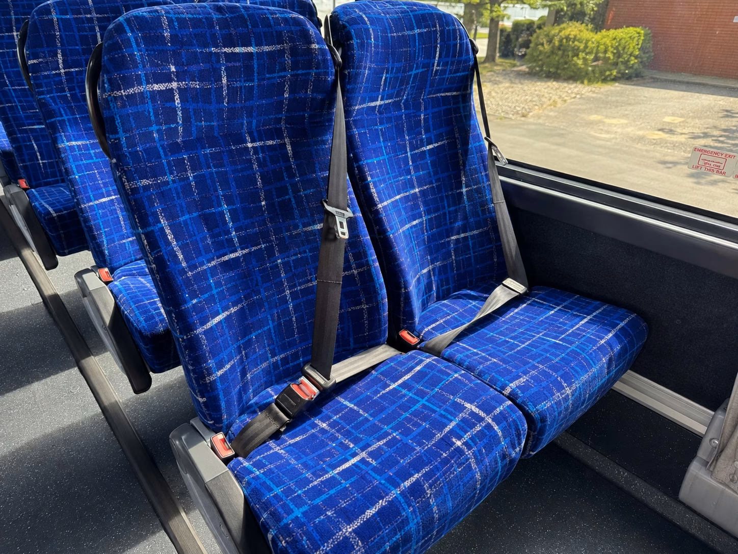 56 passenger charter bus interior
