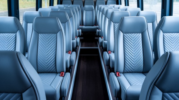 15 passenger minibus interior