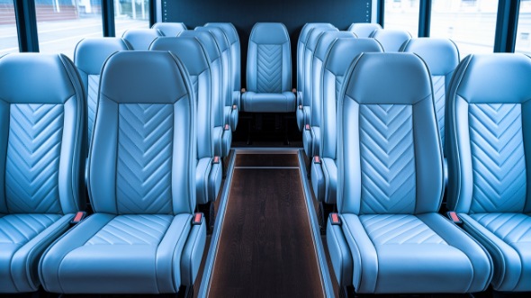 28 passenger minibus interior
