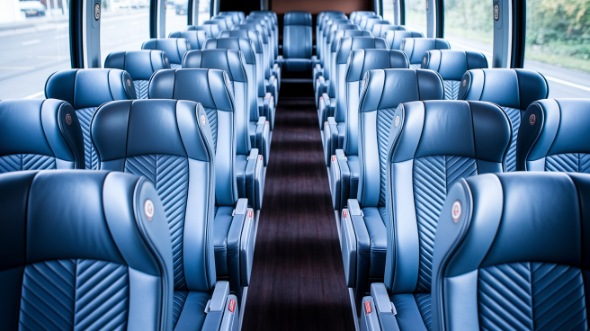 50 passenger charter bus interior