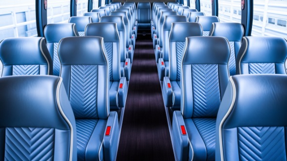 54 passenger charter bus interior