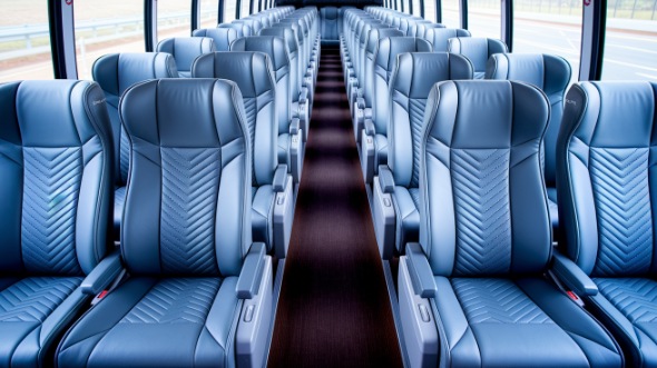 55 passenger charter bus interior