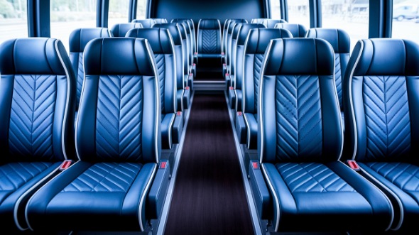 spokane valley 18 passenger minibus inside
