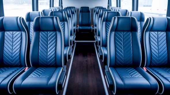 spokane valley 20 passenger minibus inside