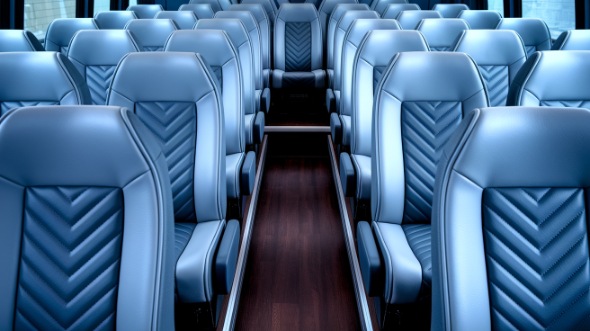 spokane valley 20 passenger minibus interior