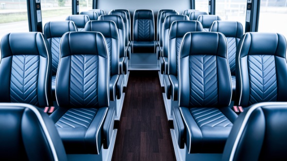 spokane valley 25 passenger minibus inside