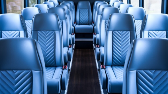 spokane valley 30 passenger minibus inside