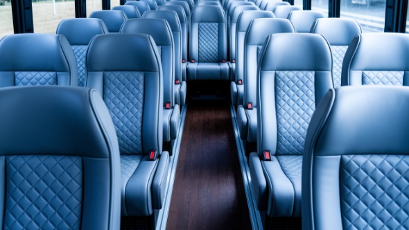 spokane valley 35 passenger minibus inside
