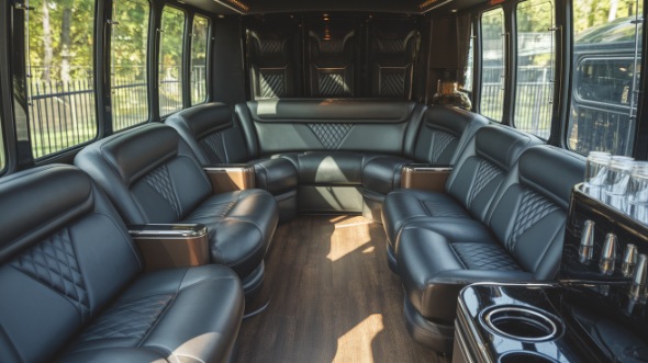 spokane valley party bus rental inside