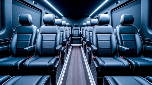 spokane valley sprinter van with driver interior
