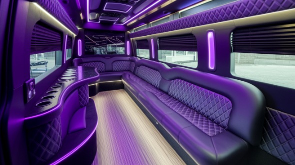 sprinter limo rental interior